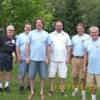 PAUL VIGLIANTI POSING WITH THE CLARKE BOYS AND THEIR DAD KEVIN